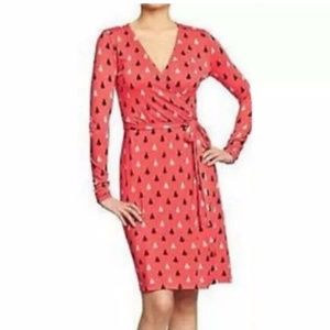 Nautical Sailboat Wrap Dress Sz M